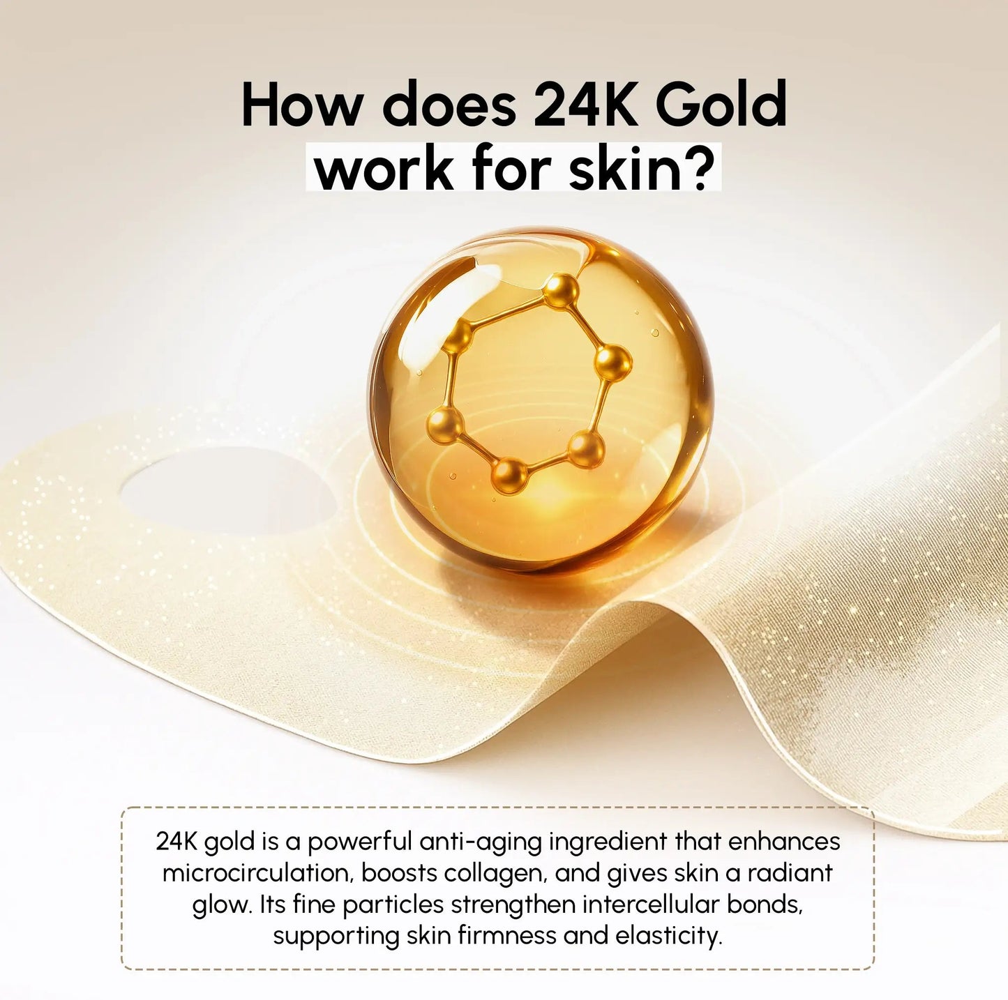 24K Gold V-Line Lifting Mask 20 PCS - Luvora