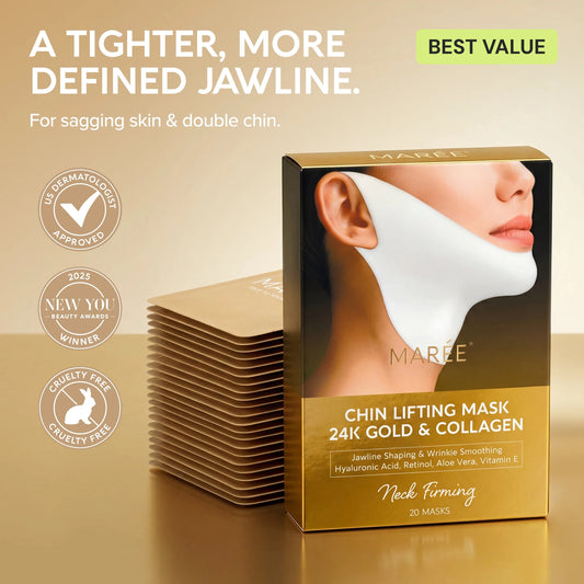 24K Gold V-Line Lifting Mask 20 PCS - Luvora