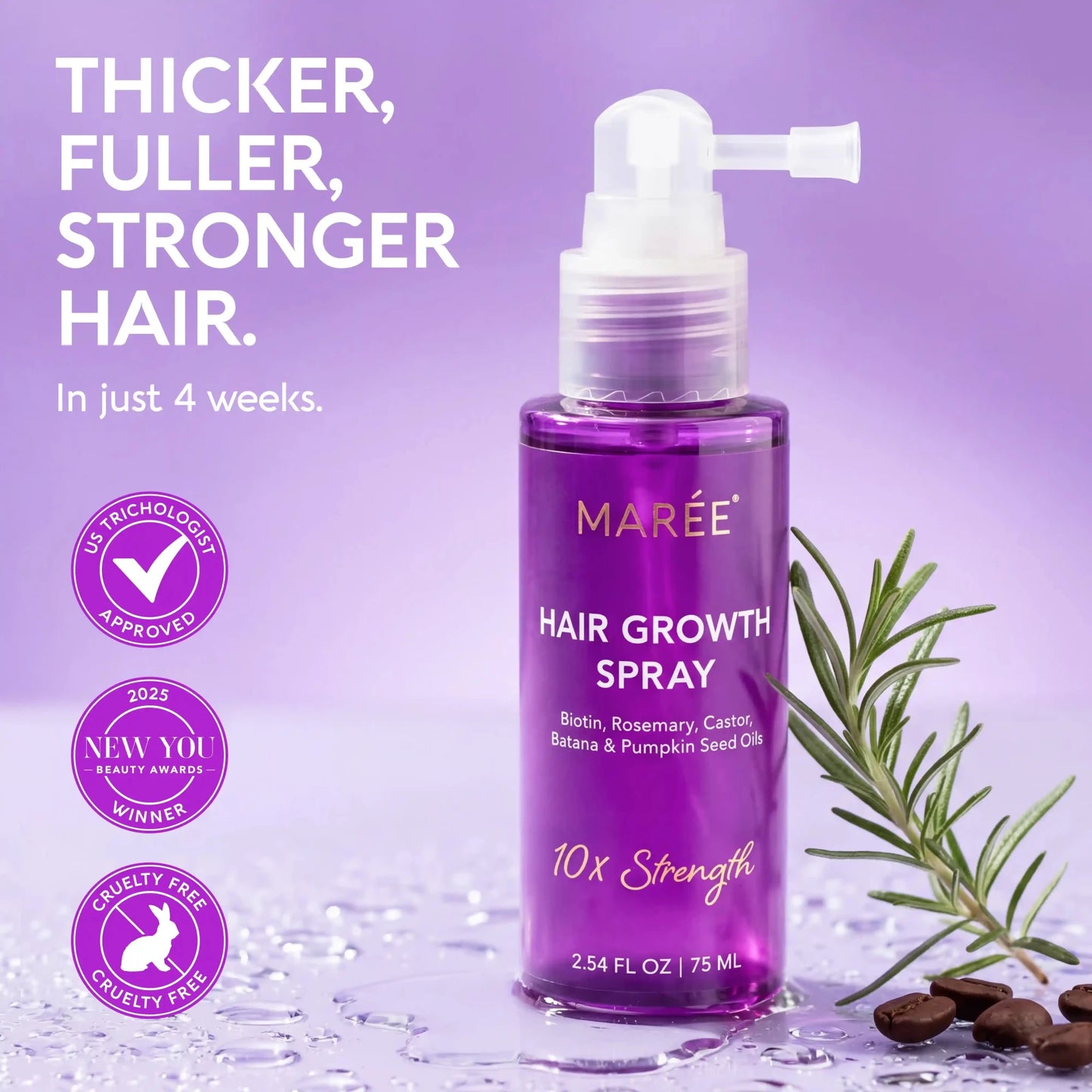 4-in-1 Hair Growth Spray - Luvora