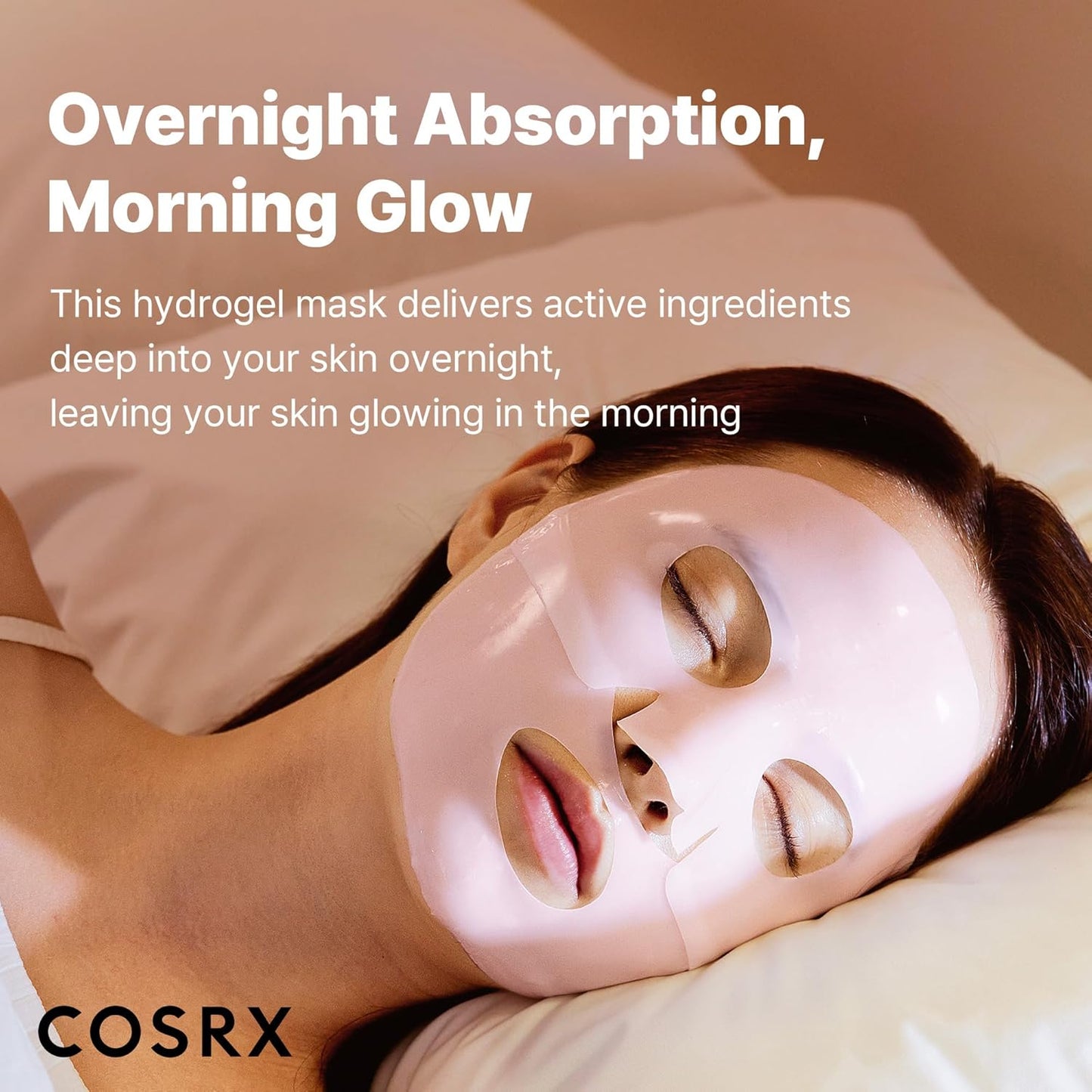 Cosrx The Peptide Collagen Lifting Glow Hydrogel Mask - Luvora