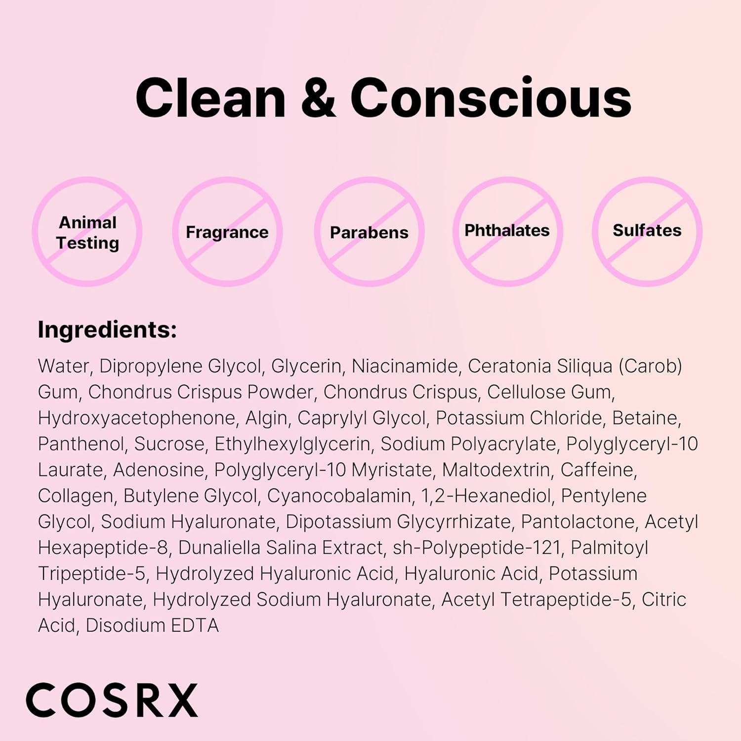 Cosrx The Peptide Collagen Lifting Glow Hydrogel Mask - Luvora