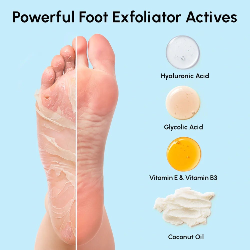 Exfoliating & Hydrating Foot Mask - Luvora