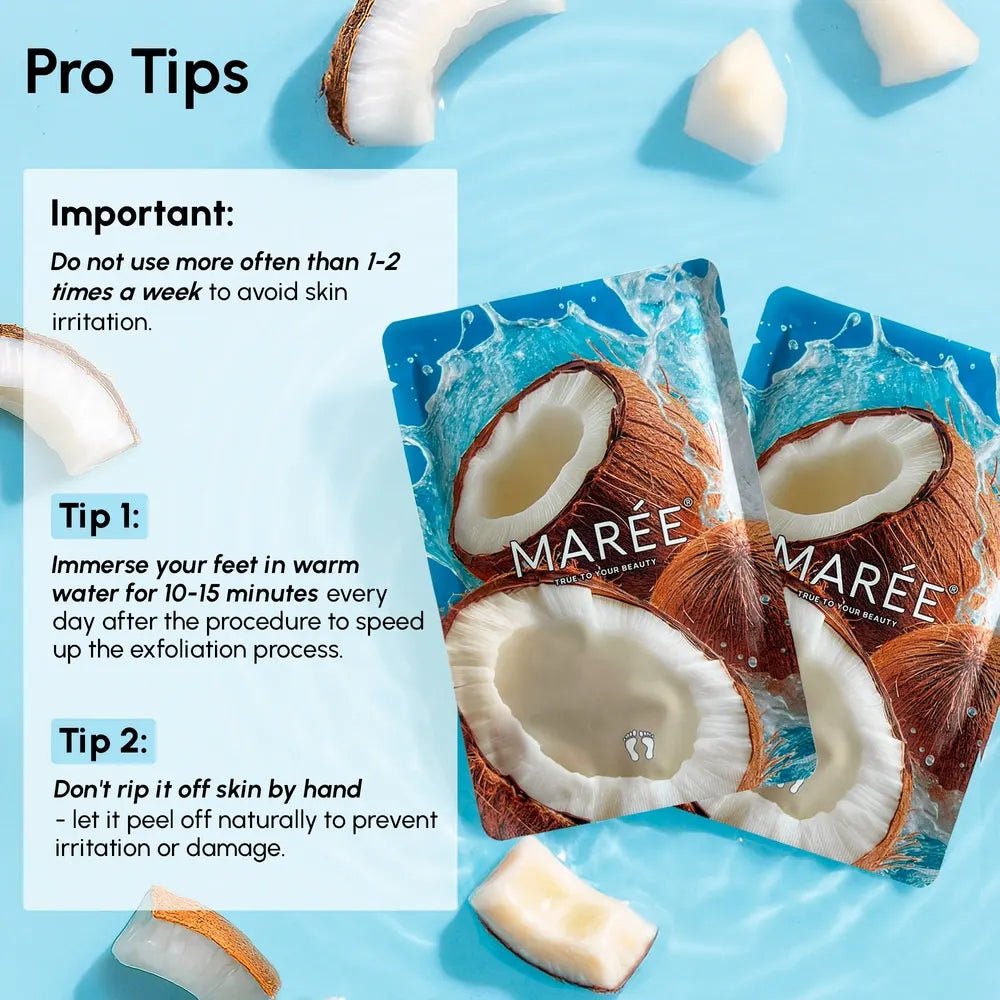 Exfoliating & Hydrating Foot Mask - Luvora