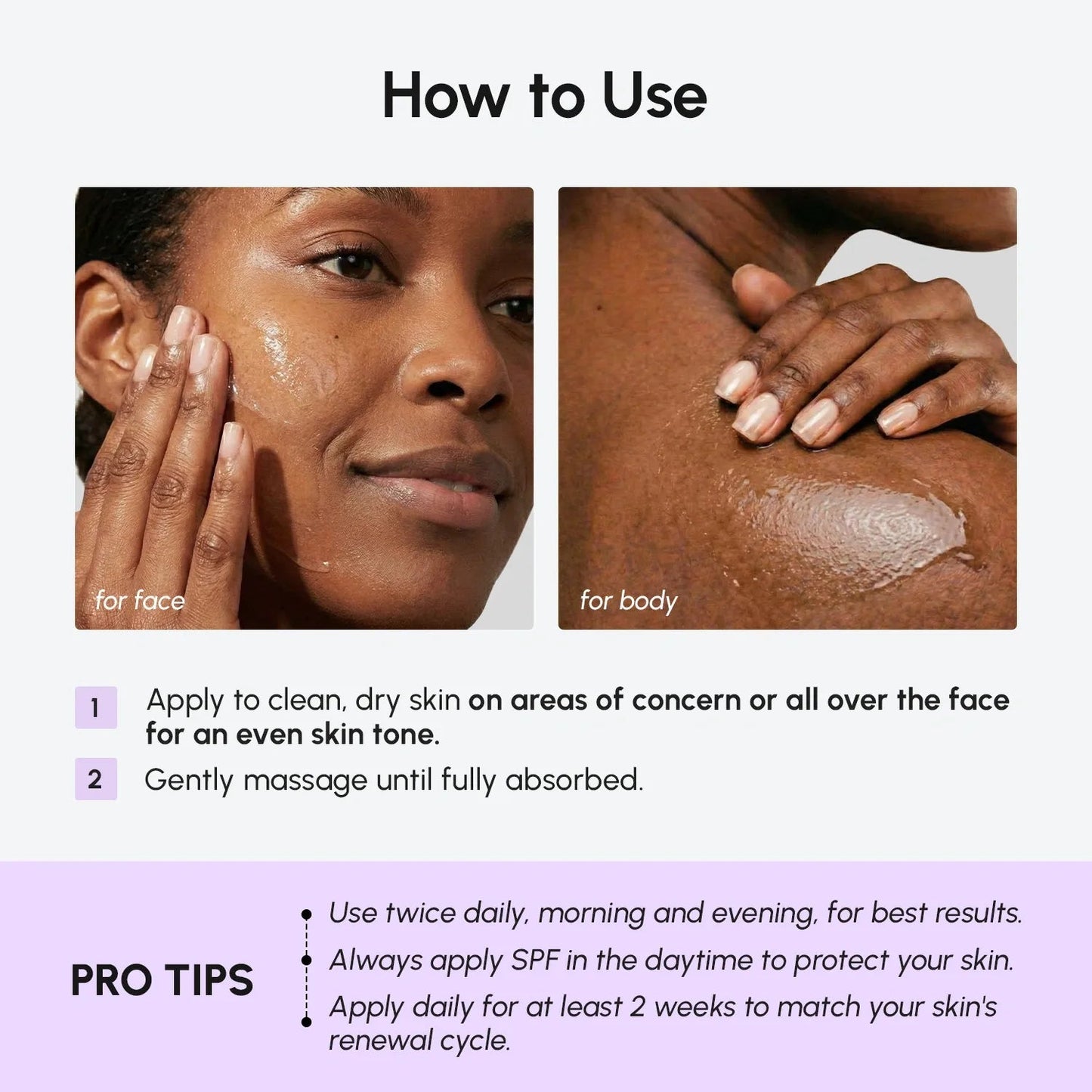 Face & Body Serum for Dark Spots - Luvora