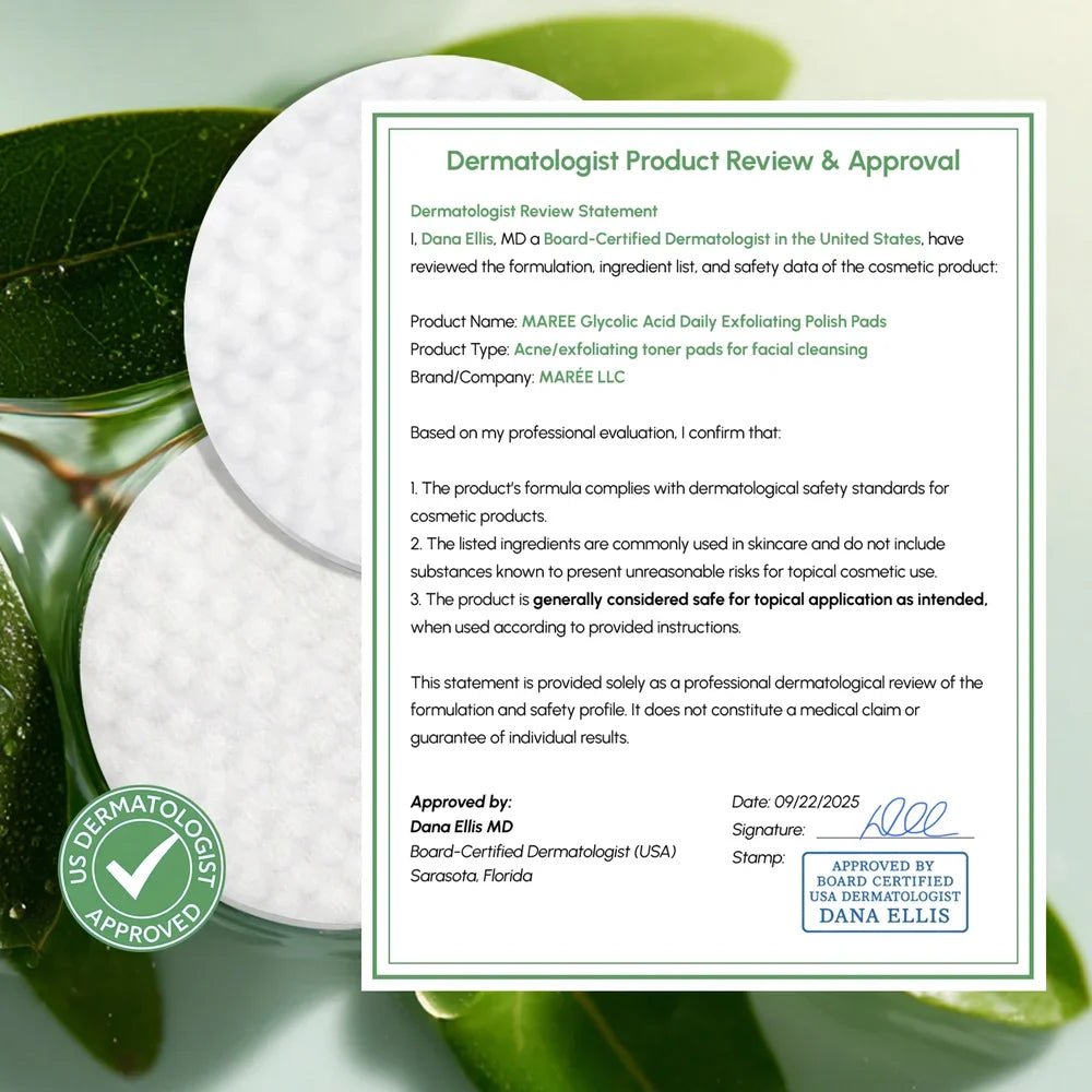 Glycolic Acid Exfoliating Pads - Luvora