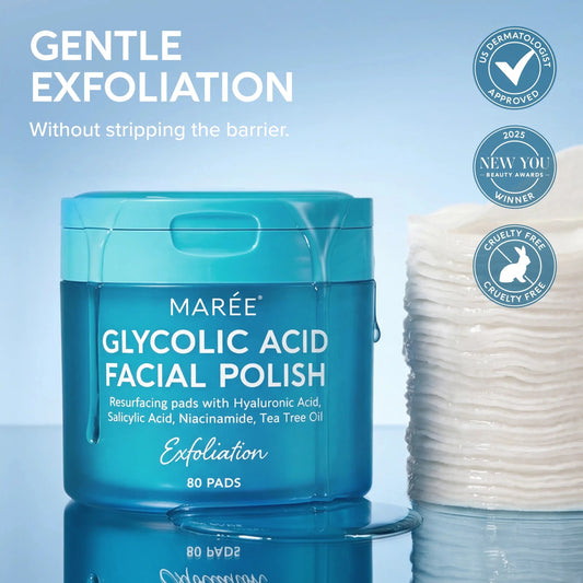 Glycolic Acid Pads 80 PCS - Luvora