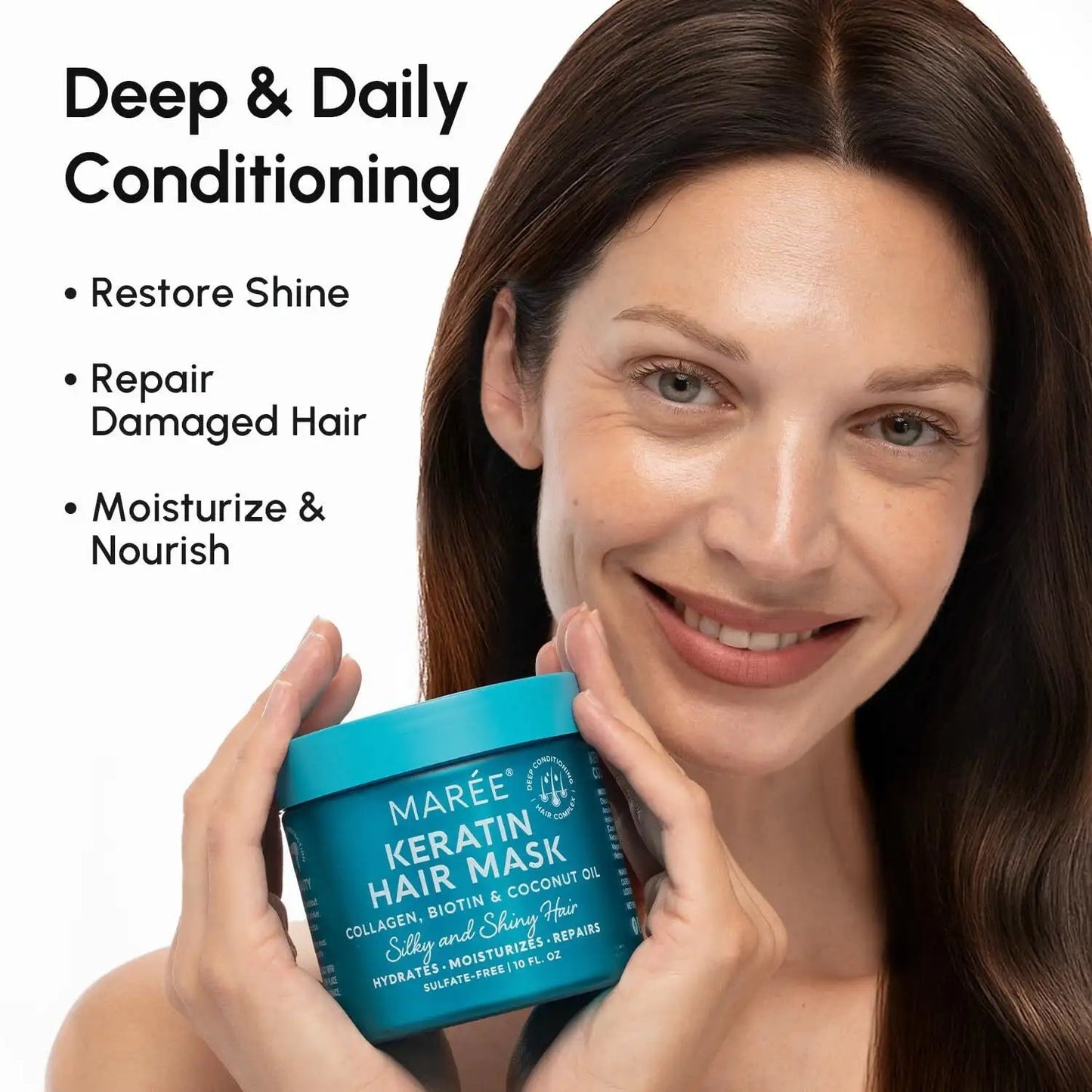 Keratin Mask for Damaged Hair - Luvora