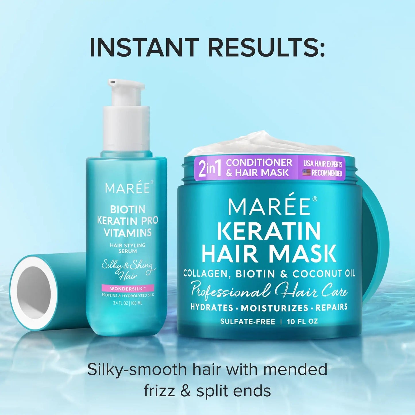 Keratin Mask for Damaged Hair - Luvora