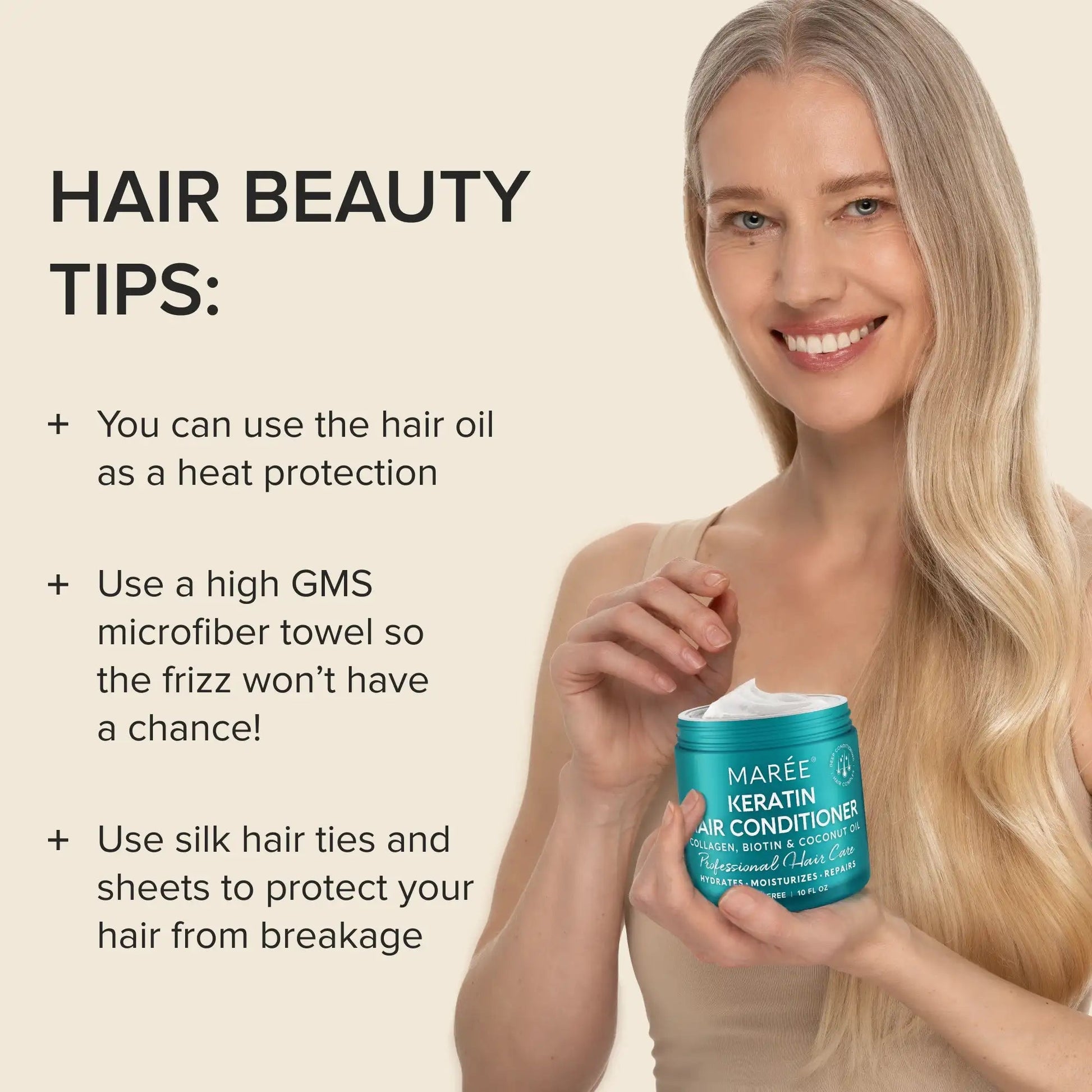 Keratin Mask for Damaged Hair - Luvora