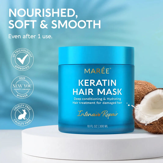 Keratin Mask for Damaged Hair - Luvora