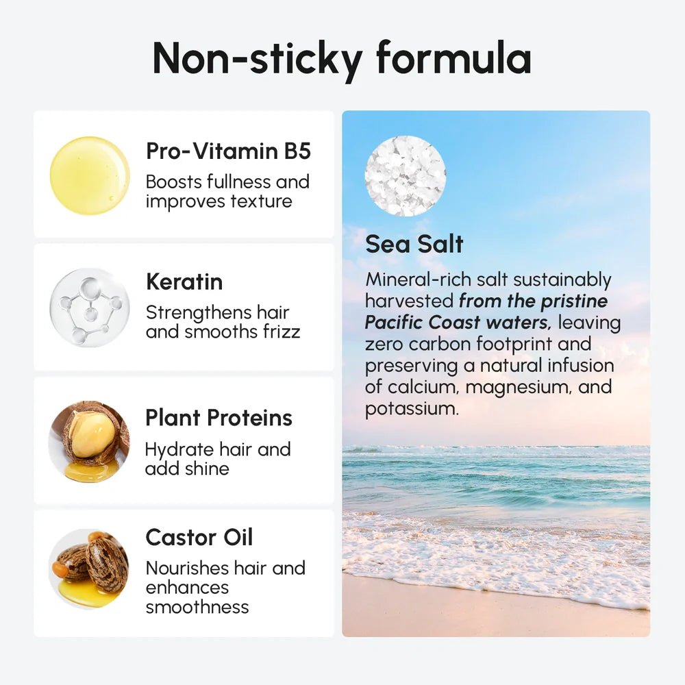 Keratin & Sea Salt Hair Texturizer - Luvora