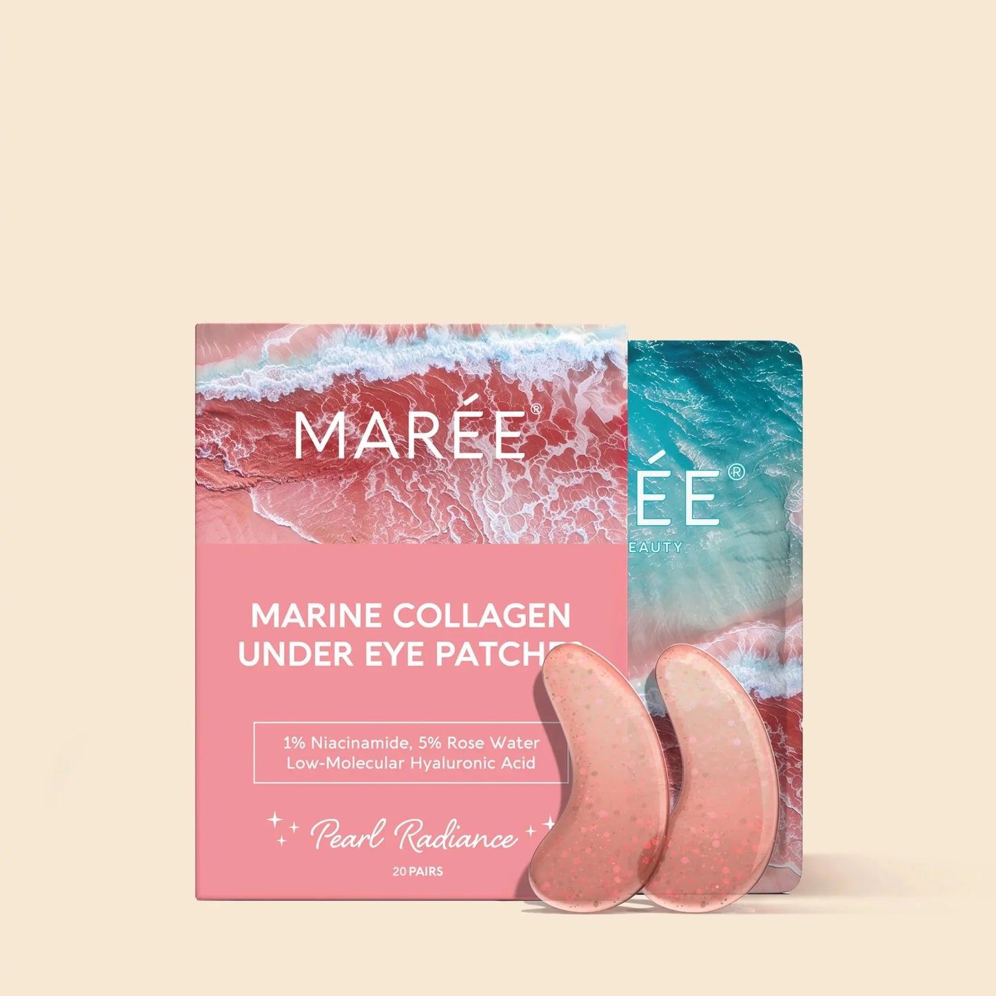 Pink Eye Patches for Puffy Eyes - Luvora