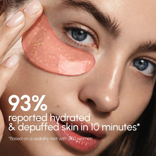 Pink Eye Patches for Puffy Eyes - Luvora
